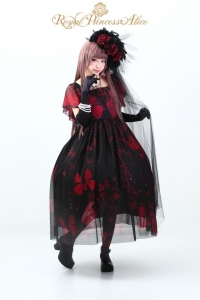 ⑸Gothic Butterflyドレス【ゴシックバタフライドレス】（レッド）