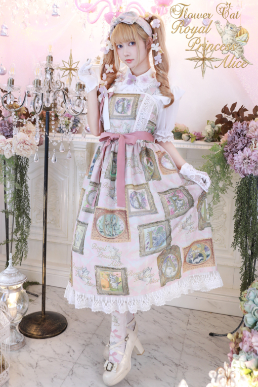 (22)Flower Catジャンパースカート